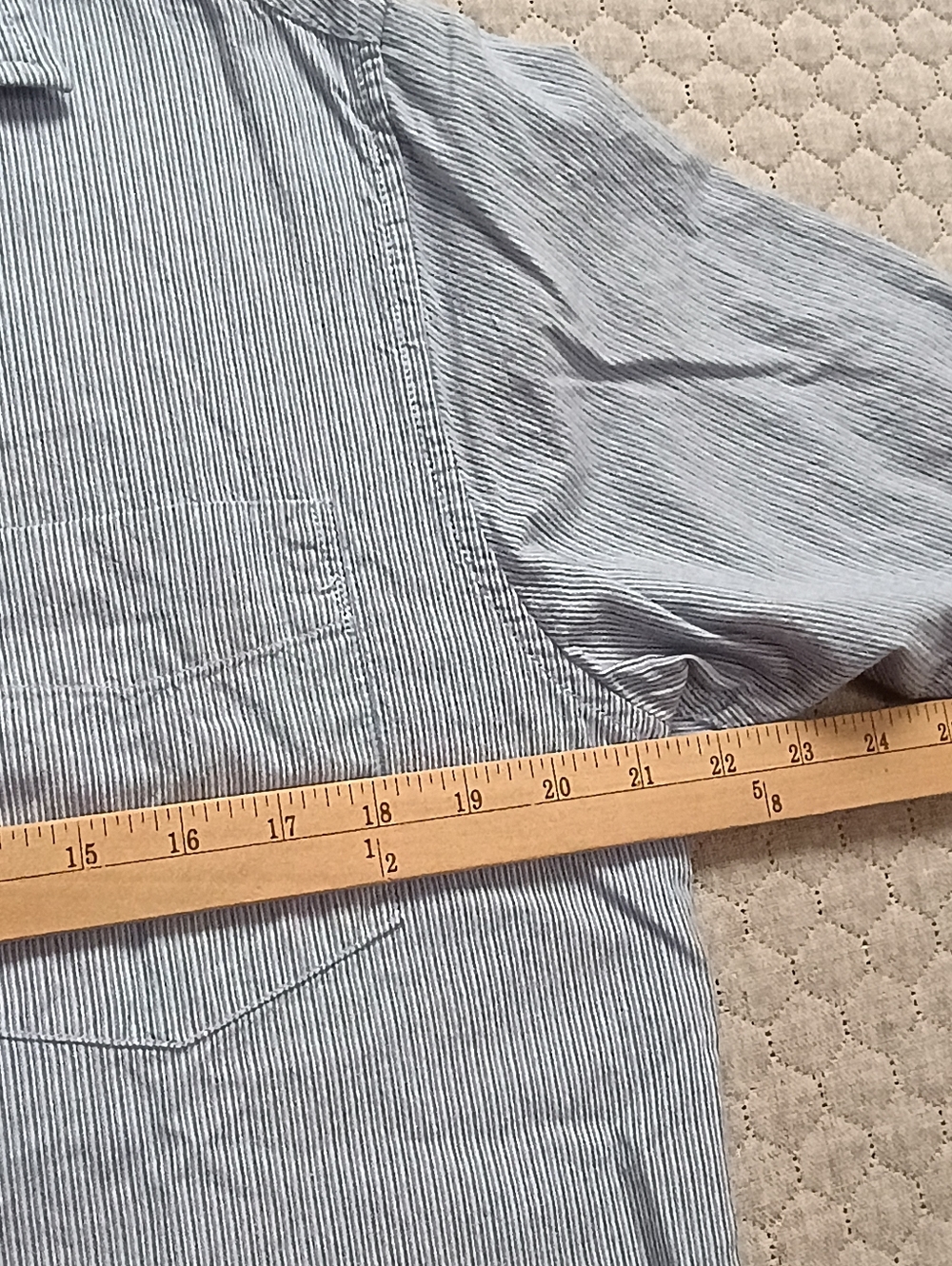 Nautica Button Down Shirt Men's Small Blue 100% Cotton - Picture 5 of 8